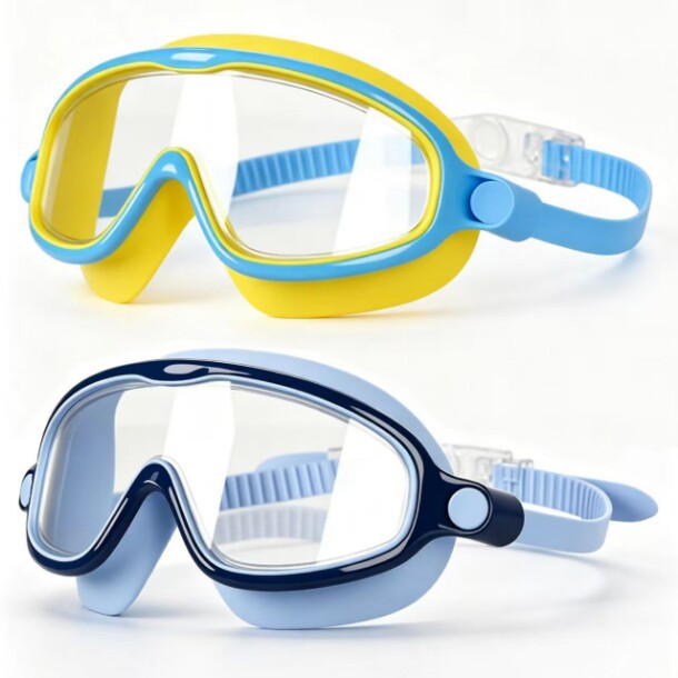 Panorama-snorkelmaske med justerbart hodebånd og anti-dugg teknologi Skanto