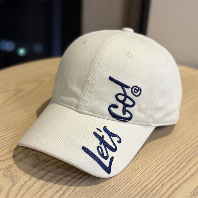 Kvinners brodert casual bomull baseball caps Skanto