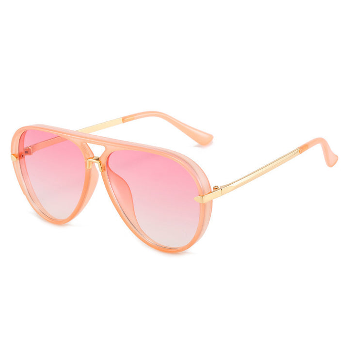 Dame pilot-solbrille med moderne metallramme og UV-beskyttelse Skanto