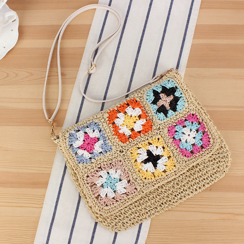 Shoulder bag in happy patchwork style Skanto