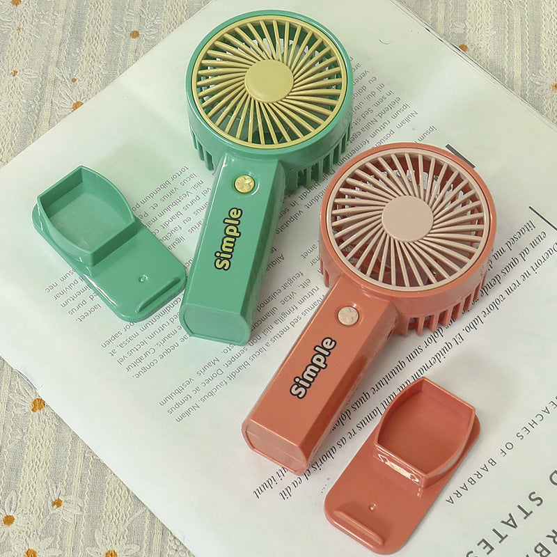 Damer bærbar mini-håndvifte med USB-tilkobling og ergonomisk design Skanto