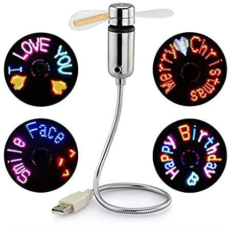 Damer USB-vifte med LED-skjerm fra Skanto
