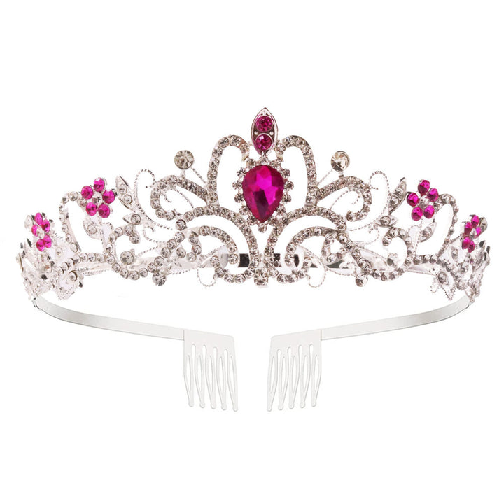 Damer Glitrende Krystall-Tiara med filigran design Skanto