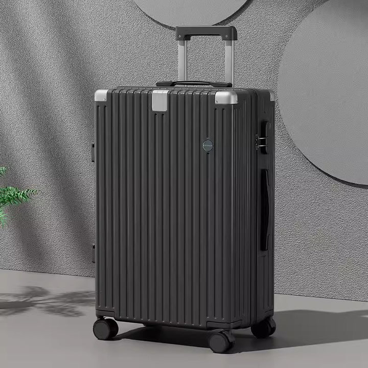 Kvinnens stilige teksturerte spinner bagasje Skanto