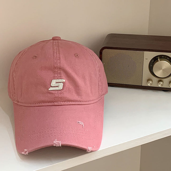 Herre Slitt Bomull Justerbar Baseball Cap Skanto