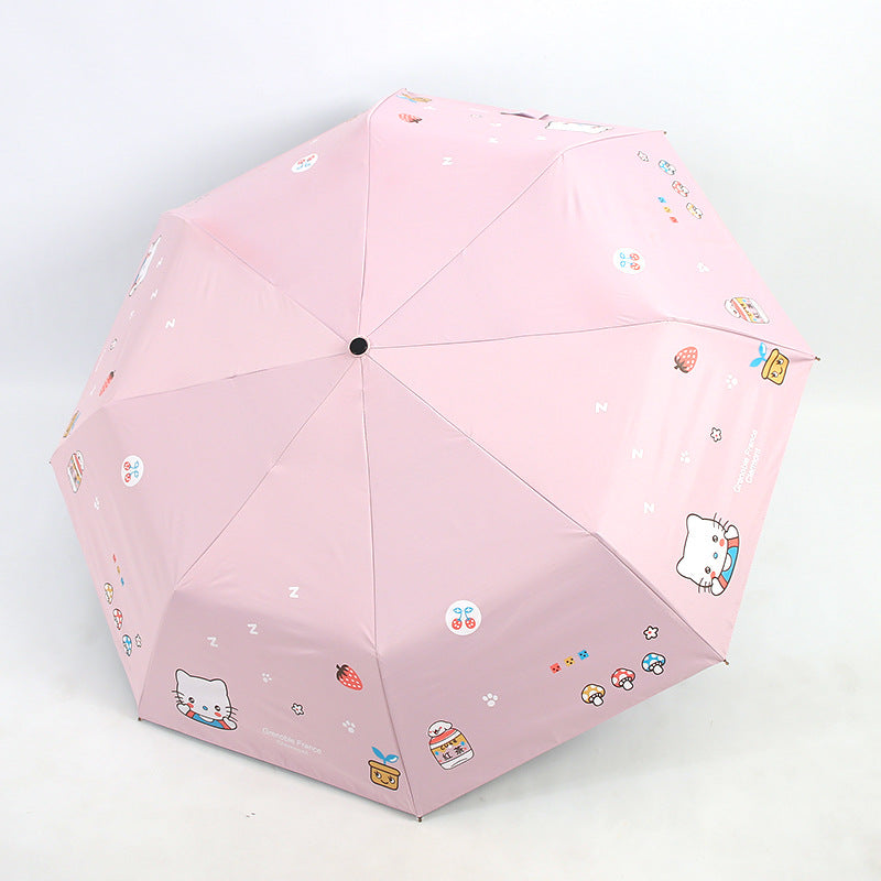 Dame Fargerik Paraply Skanto