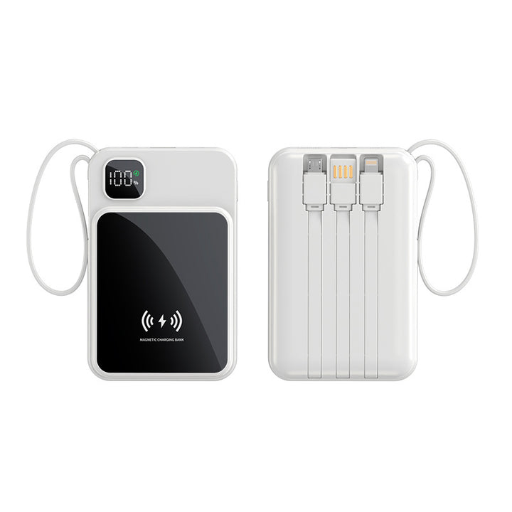 Magnetisk powerbank med hurtigladingfunksjon Skanto