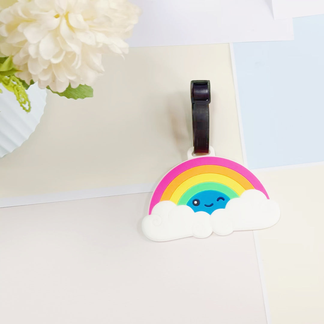 Unisex Bagasjelapp i Flamingo-design Skanto