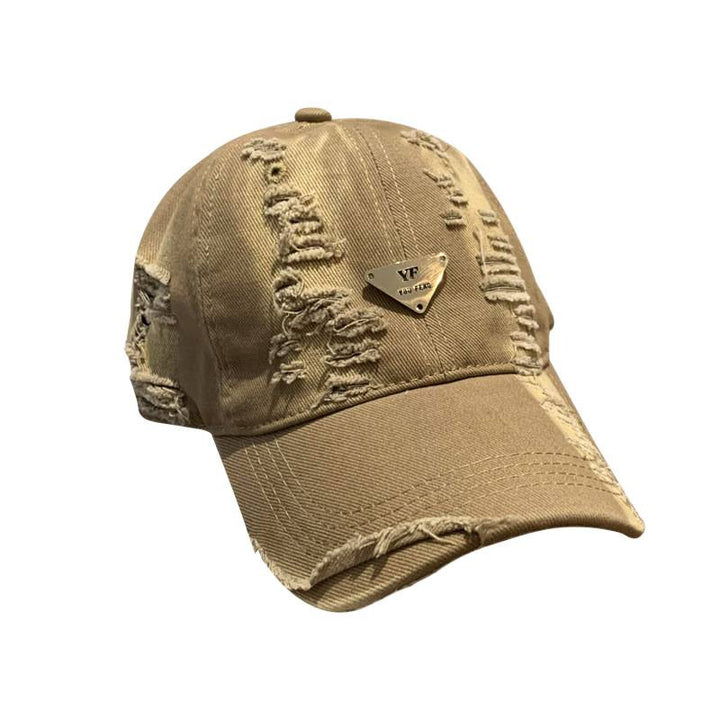 Damer's Slittet Denim Baseball Cap Skanto 1784084082