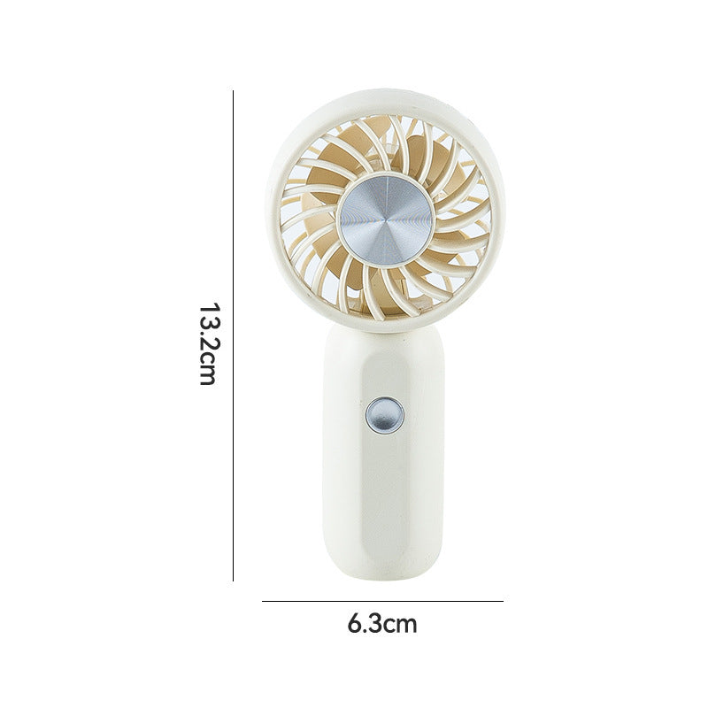 Dame Bærbar Mini Håndvifte med ergonomisk design og USB-ladefunksjon Skanto