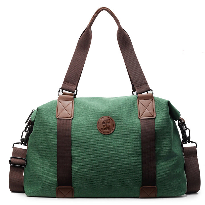 Sporty Duffel Bag With Multiple Compartments And Adjustable Shoulder Strap Skanto