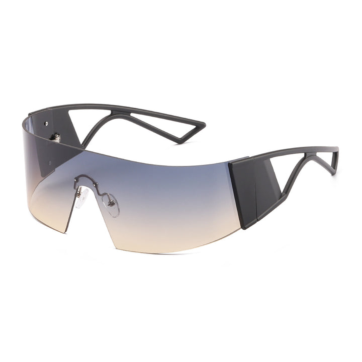 Dame sporty solbriller i futuristisk design Skanto