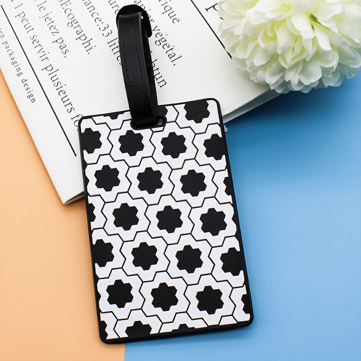 Unisex Geometric Pattern Luggage Tag Skanto