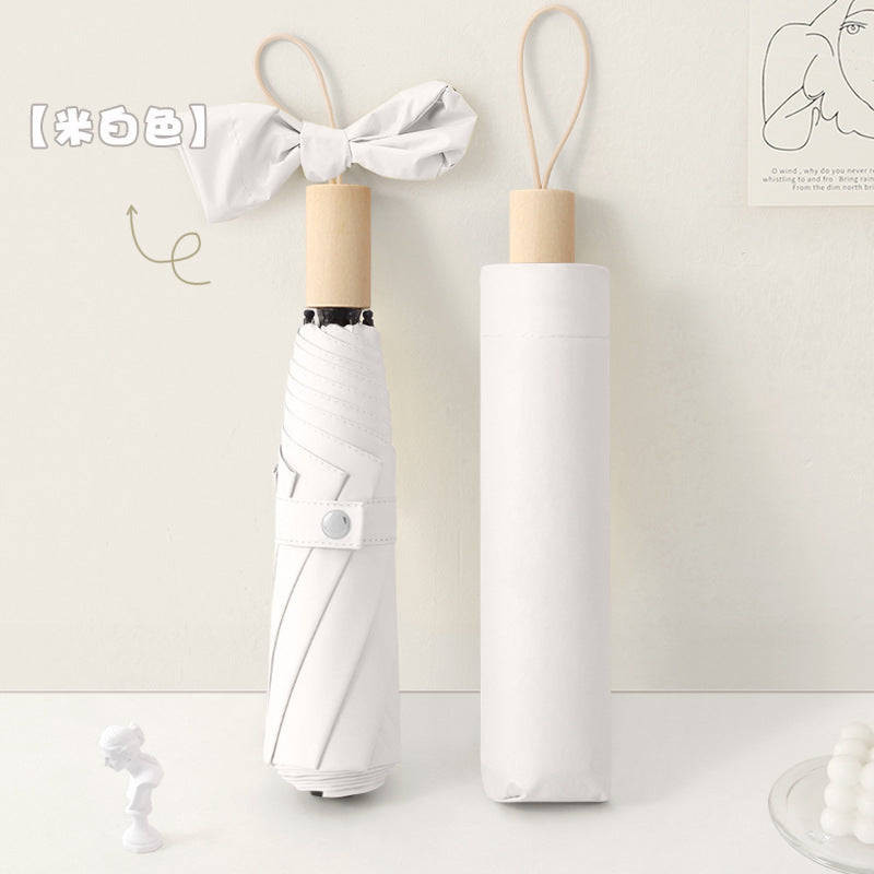 Dame elegant klappparaply med innovativ design Skanto
