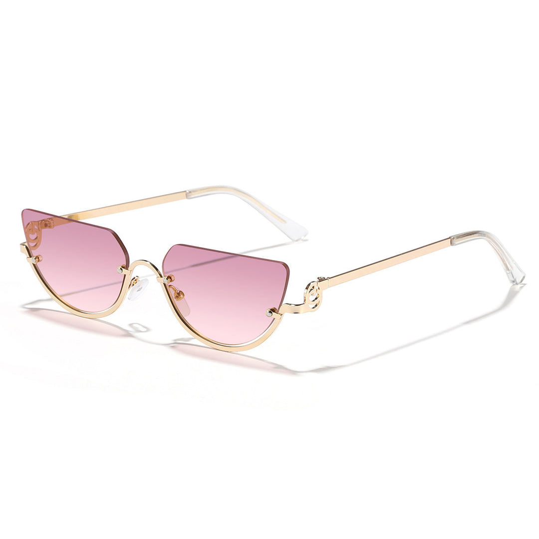 Dame Design-solbriller med innovativ Cat-Eye-ramme Skanto
