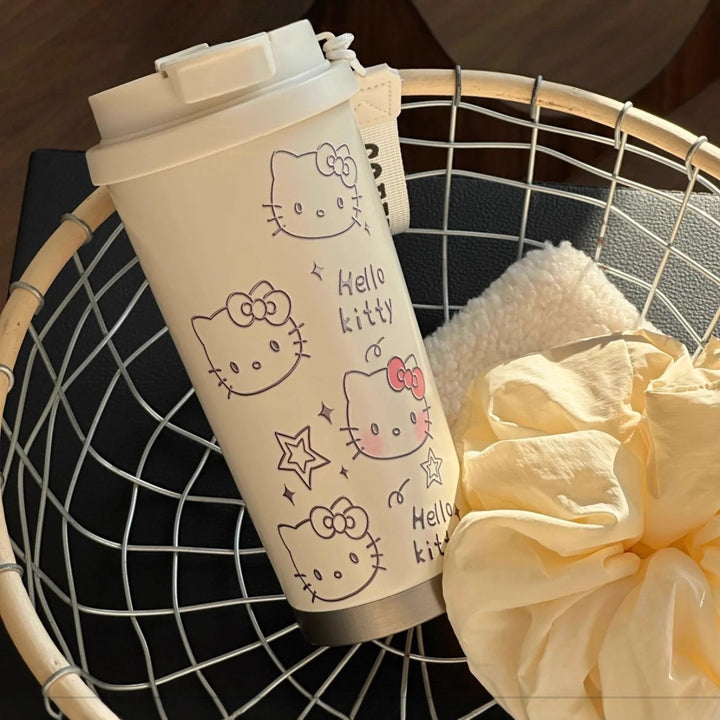 Dame Isolerende Drikkekopper med søtt Hello Kitty design Skanto