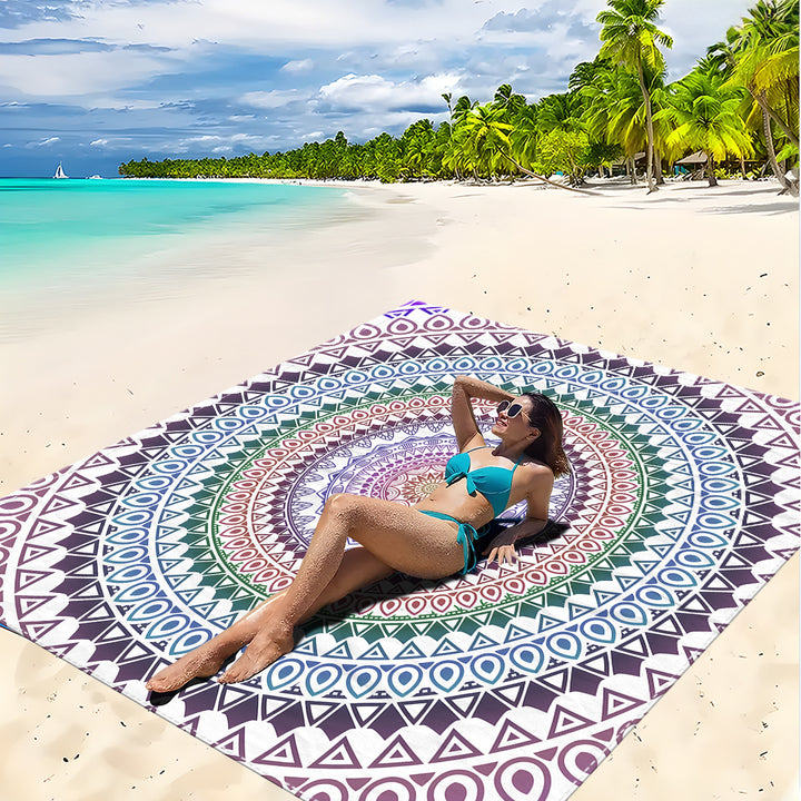 Mandala Design Strandmat Skanto