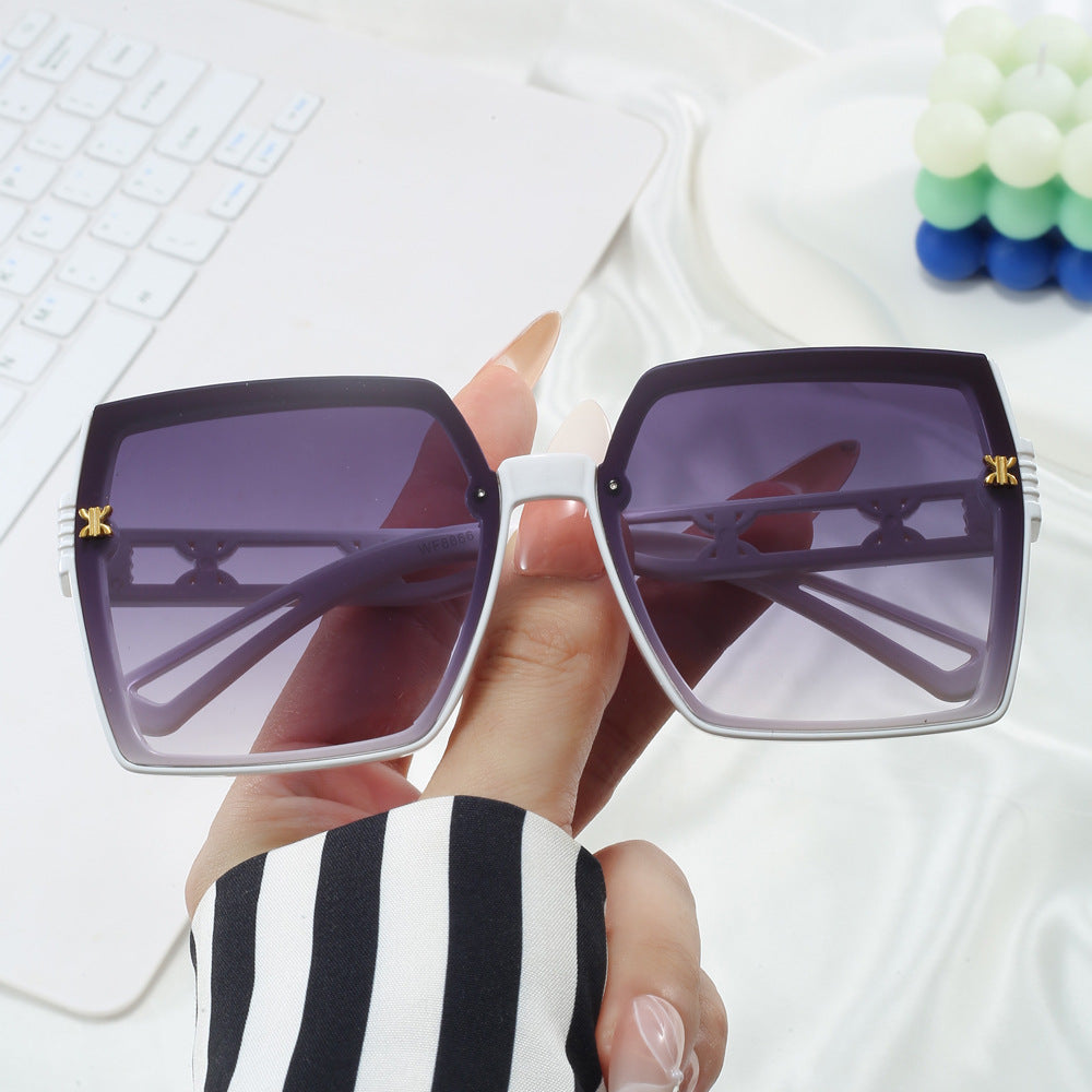 Dame stilige oversized solbriller Skanto