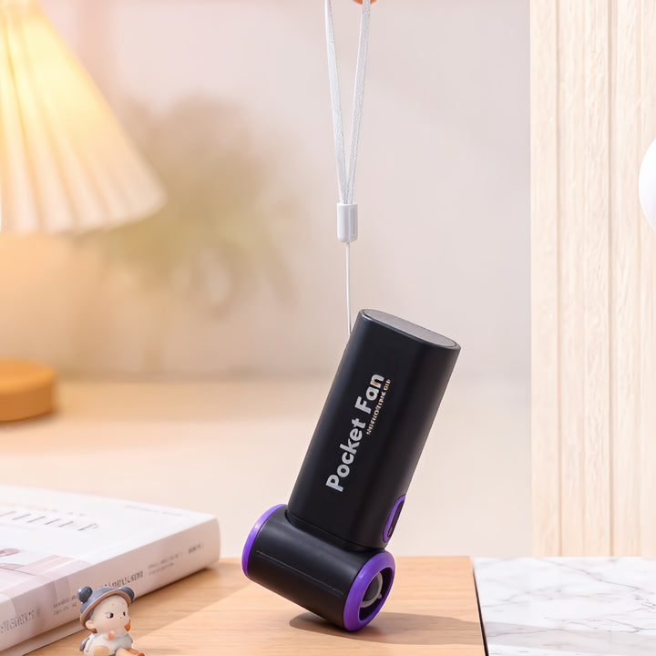 Dame Bærbar Mini-vifte med LCD-skjerm Skanto