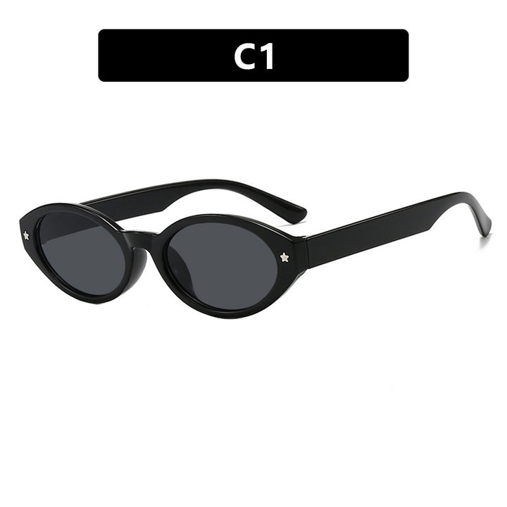 Dame Cat-Eye solbriller med elegant bæreveskedesign Skanto