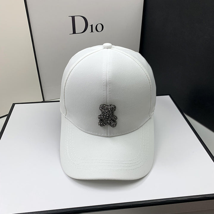 Kvinnens dekorert casual baseball caps Skanto