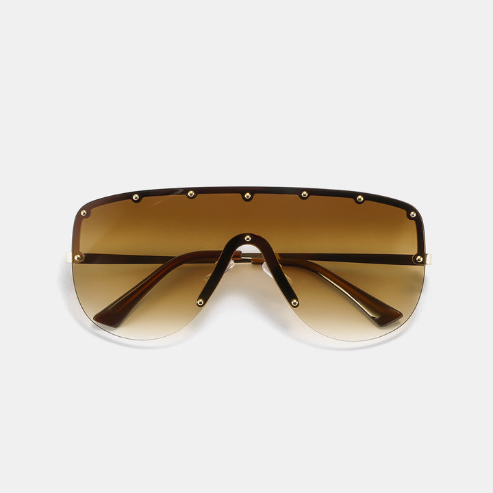 Damer futuristisk oversized solbrille Skanto