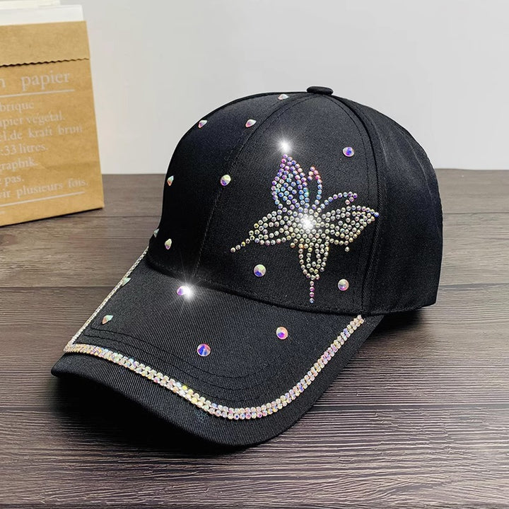 Kvinners baseballcaps med rhinestones Skanto