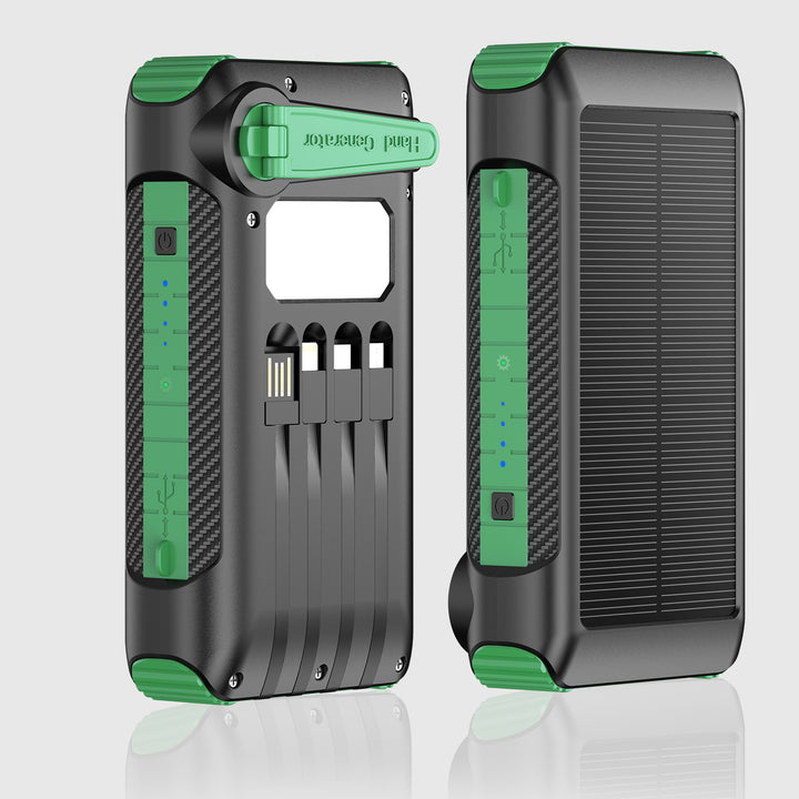 Solar-Powerbank Med Flere Lademuligheter Skanto
