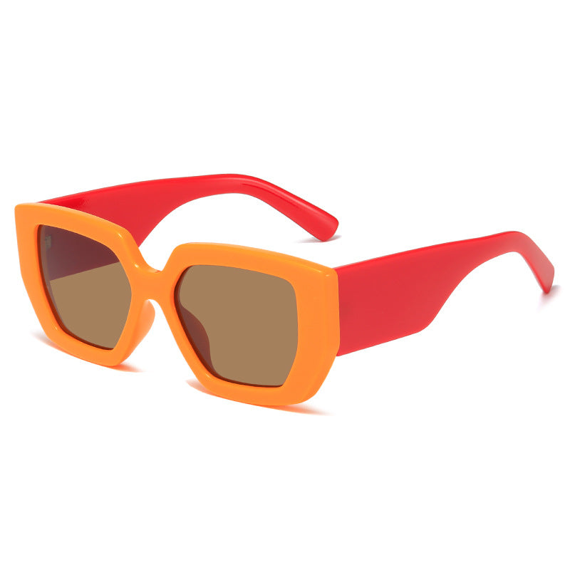 Damer Ekstravagant Geometrisk Solbrille Skanto