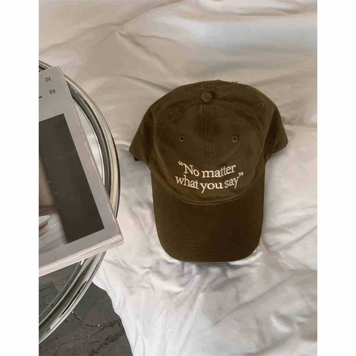 Kvinne Casual Brodert Uttrykksfull Caps Skanto