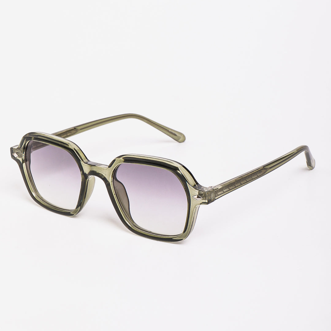 Dame moteriktig solbrille i stilig oktagon-design Skanto