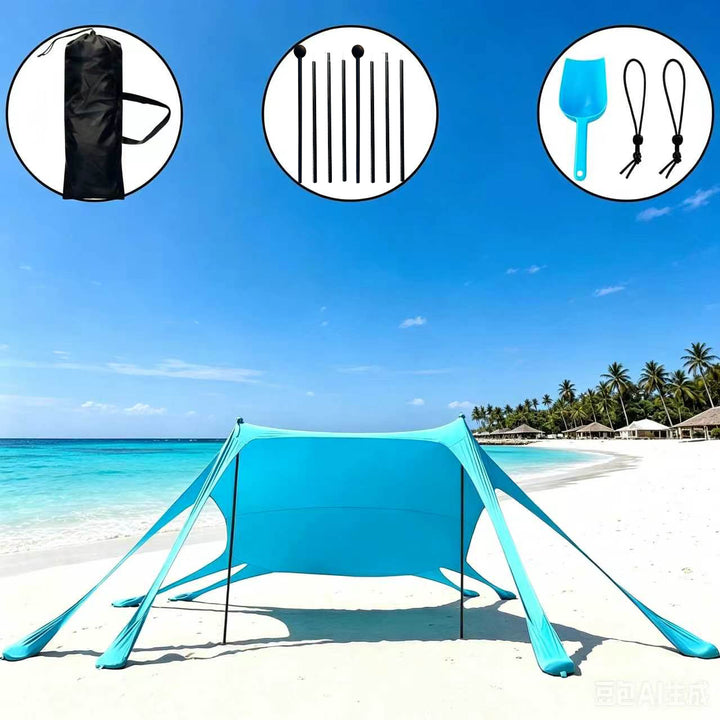 Bærbar Strandkanopy Skanto