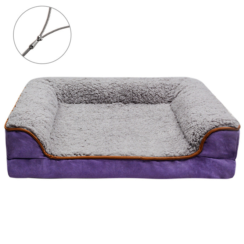 Premium Plush Ortopedisk Hundeseng