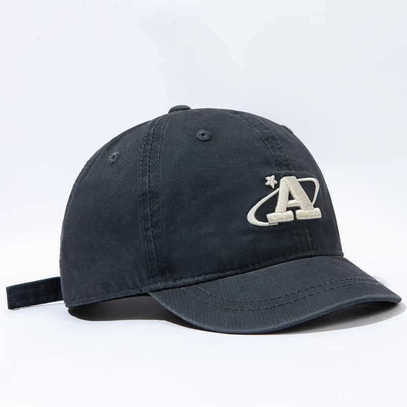Herre Casual Brodert Canvas Caps Skanto