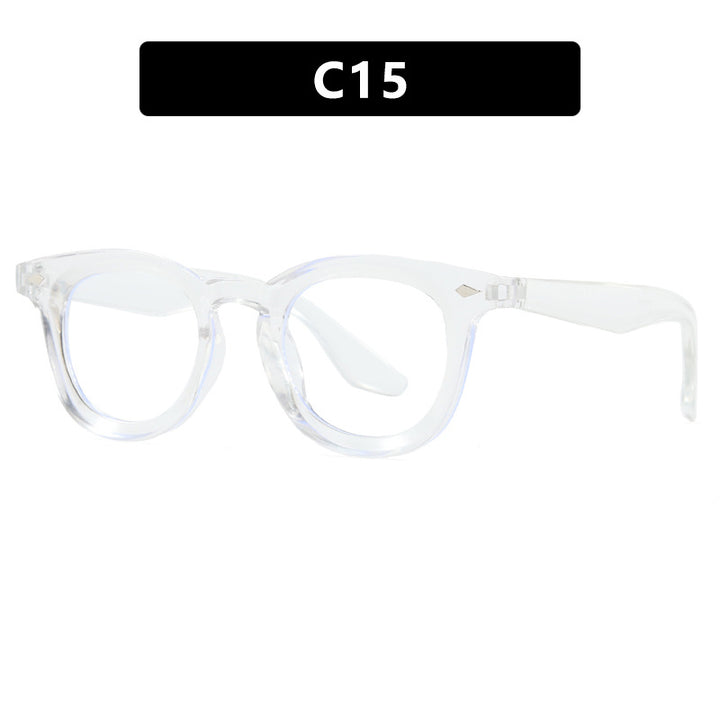 Damen modische Cat-Eye solbrille med transparent ramme Skanto