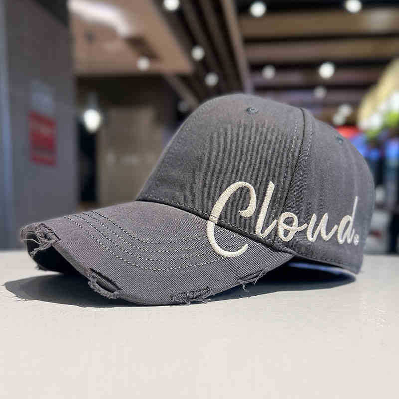 Kvinne Slitt Casual Bomull Baseball Cap Skanto