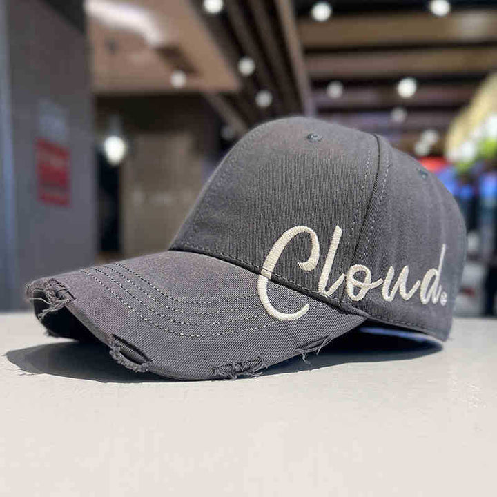Kvinne Slitt Casual Bomull Baseball Cap Skanto