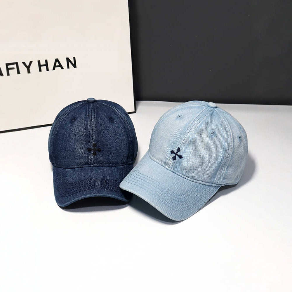 Men's justerbare denimkaps Skanto