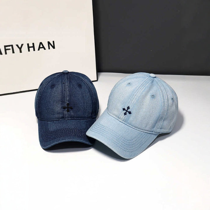Men's justerbare denimkaps Skanto