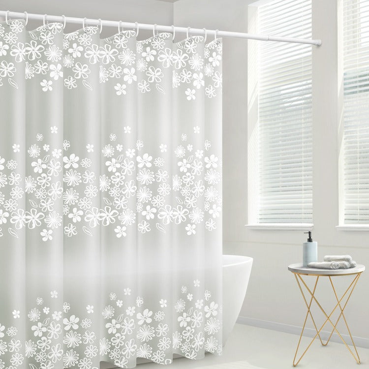 Blomstrete vanntette dusjforheng Skanto