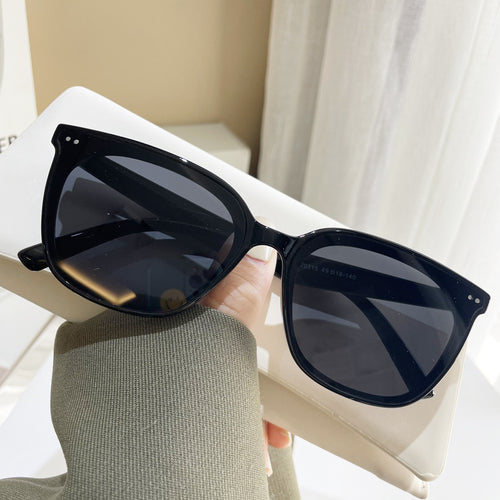 Dame oversized solbrille i elegant skilpaddemønster Skanto