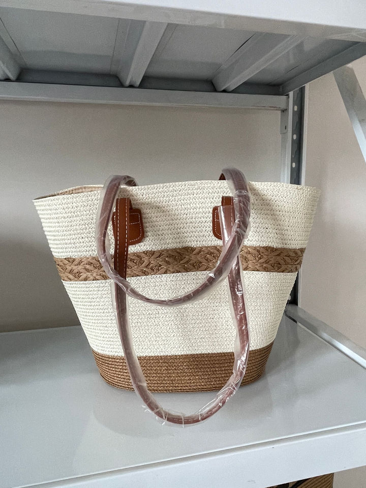 Elegant Flettet Handle Bag Skanto