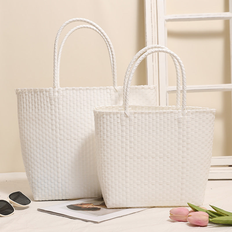Flettet fritids shopper-veske Skanto