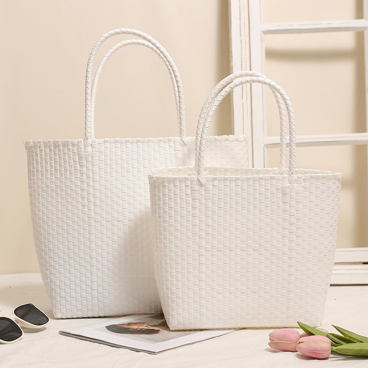 Flettet fritids shopper-veske Skanto