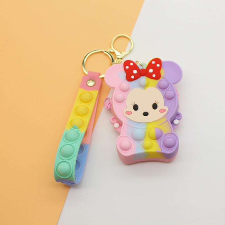 Dame Nøkkelring med Pop It Design Skanto