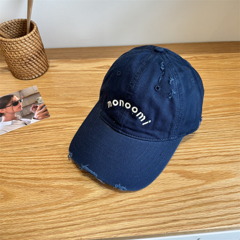 Kvinne Slitt Bomull Baseball Caps Skanto