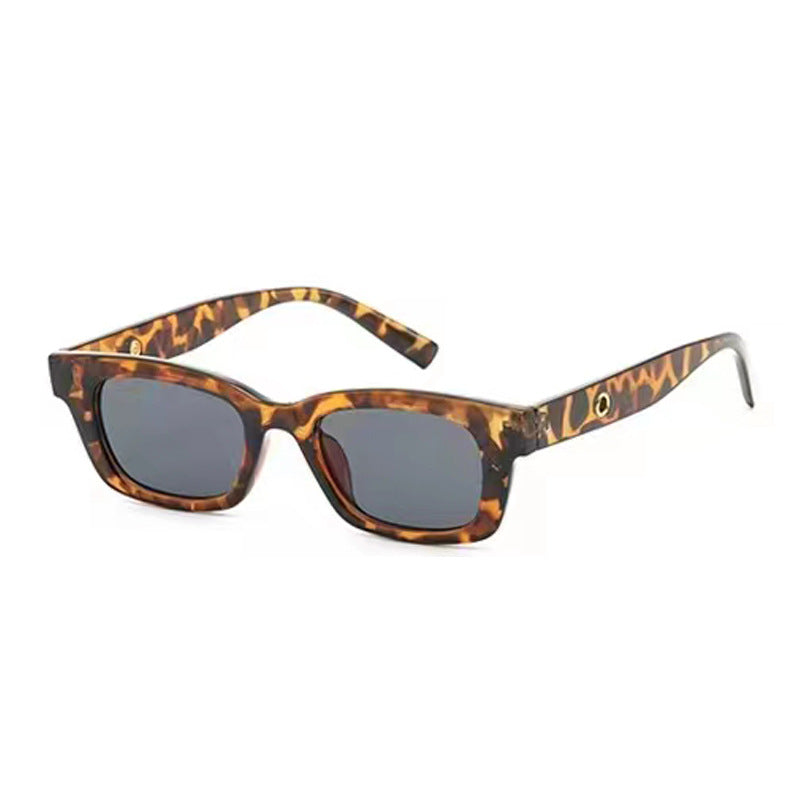 Dame Designer-solbrille med trendy skilpaddemønster Skanto