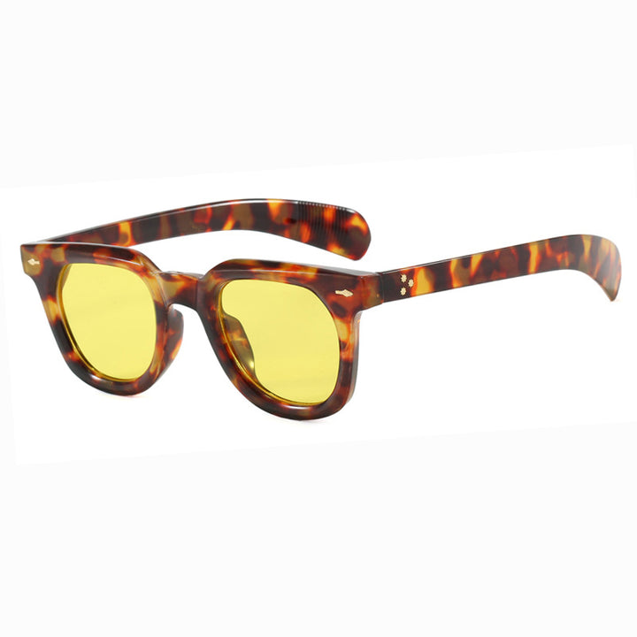 Dame modische solbrille i trendy design med elegant ramme Skanto