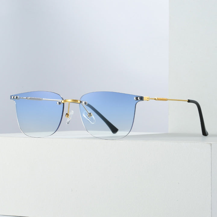 Damer stilige Geometric-solbriller med moderne glaselementer Skanto
