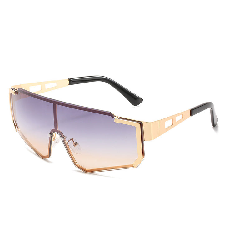 Dame futuristisk oversized solbrille Skanto